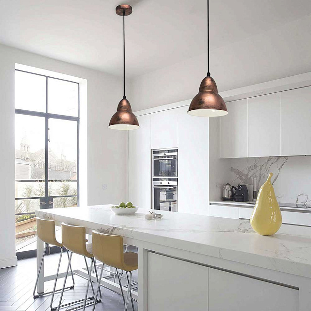 49235 Подвес TRURO, 1х60W (E27), ?155, H1100, сталь, медный состаренный в Москве 49235 Подвес TRURO, 1х60W (E27), ?155, H1100, сталь, медный состаренный