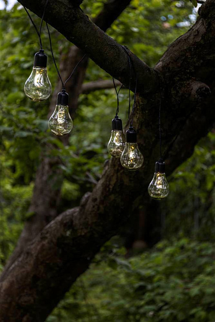 Уличные огоньки LIBISA, LED 10X0,006W, IP44, L4050, B57, H110, пластик, черный полупрозрачный в Москве Уличные огоньки LIBISA, LED 10X0,006W, IP44, L4050, B57, H110, пластик, черный полупрозрачный