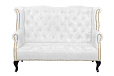 Кожаный дизайнерский диван лофт Royal Sofa White