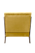 Низкое кресло c деревянными подлокотниками Mody Yellow №2