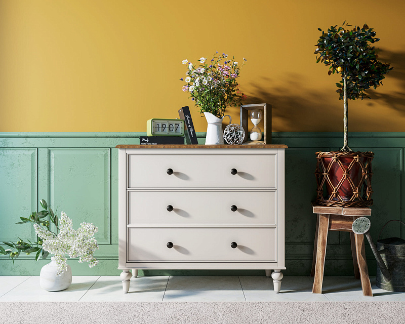 Комод 3 ящика "Odri" арт od2135 в Москве Комод 3 ящика "Odri" арт od2135