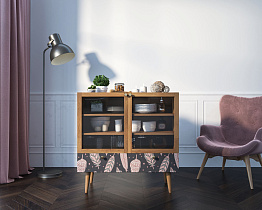 Буфет низкий "Berber" принт 40 арт BB47/Print_40