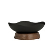 427508 Декоративная чаша MONYWA, H63 металл, дерево, черный, натуральный №0