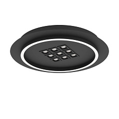 901191 Светодиодный потолочный светильник с регул тем-ры света BALAZOTE, 1X20,5W 9X0,9W(LED), ?380, 2700-6500K, 2300lm, сталь, черный/пластик, белый