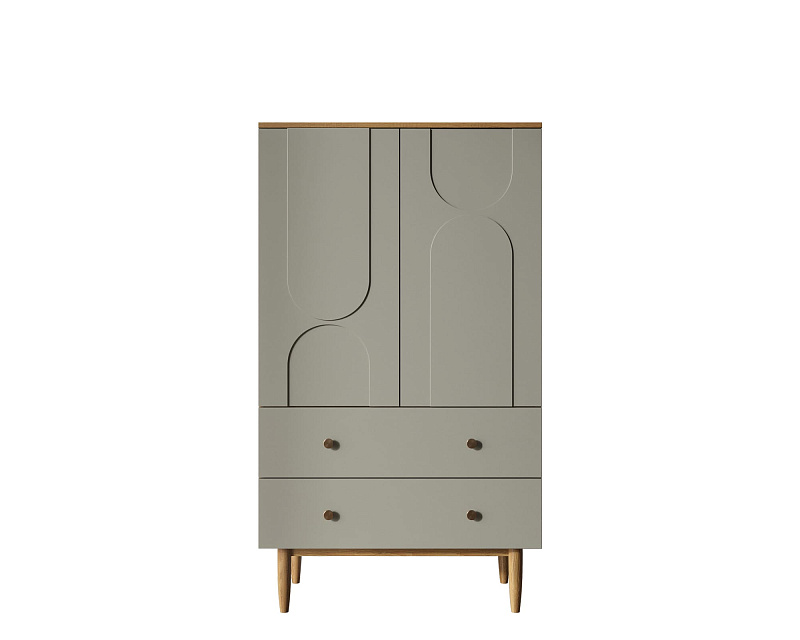 Комод с двумя дверками и двумя ящиками "Arka" AR14-F2 в Москве Комод с двумя дверками и двумя ящиками "Arka" AR14-F2