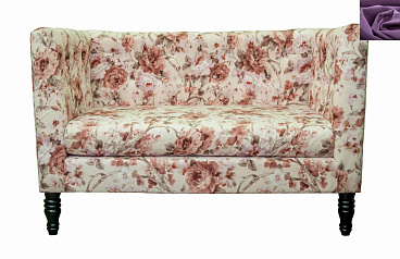 Диван Rose Flower в современном стиле фиолетовый в Москве