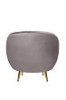 Мягкое кресло для гостиниц Small Benee Grey №3