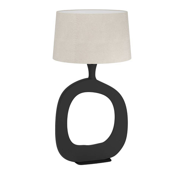 390424 Настольная лампа DIEZMA, 1X60W(E27), ?450, сталь, черный, натуральный в Москве 390424 Настольная лампа DIEZMA, 1X60W(E27), ?450, сталь, черный, натуральный