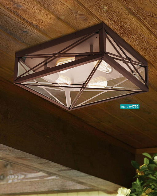 64752 Уличный настенно-потолочный светильник GAUDESI в Москве 64752 Уличный настенно-потолочный светильник GAUDESI