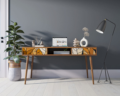 Стол рабочий "Berber" принт 08 арт BB18/Print_08