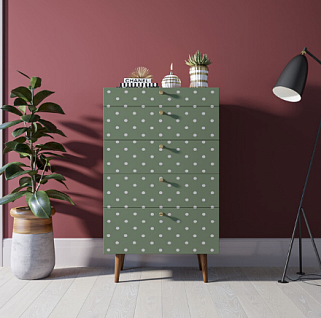 Комод высокий "Berber" принт 12 арт BB10/Print_12