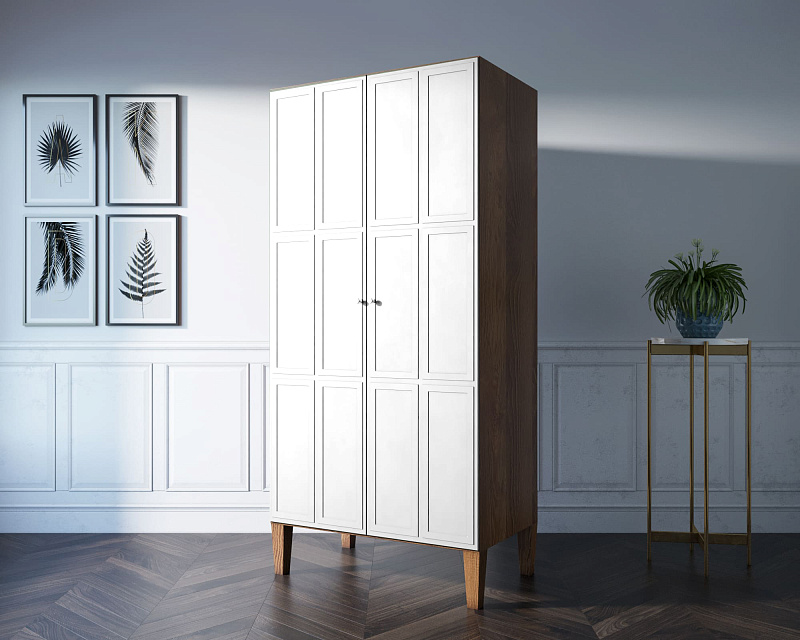 Шкаф "Andersen" двухстворчатый арт AN09WH