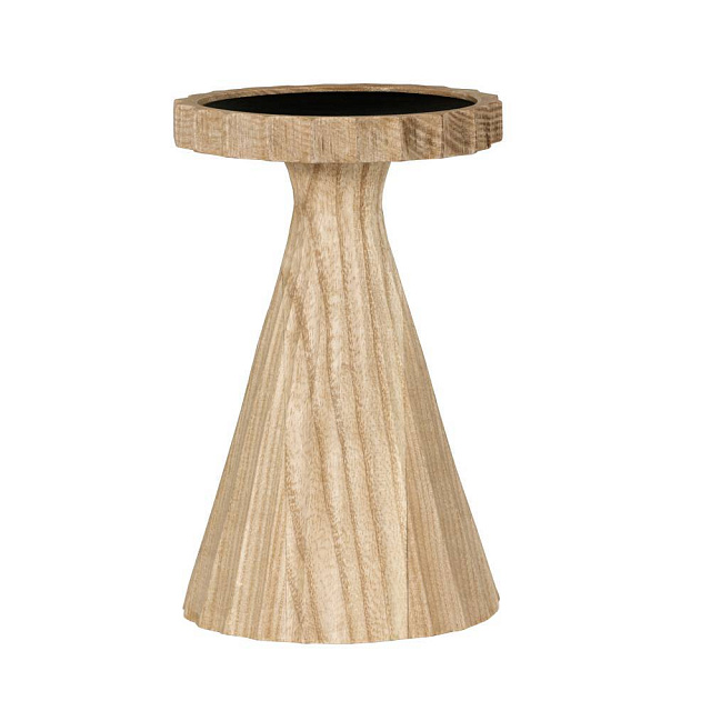 422337 Подсвечник DUPKUR, H140, ?90, дерево, черный в Москве 422337 Подсвечник DUPKUR, H140, ?90, дерево, черный