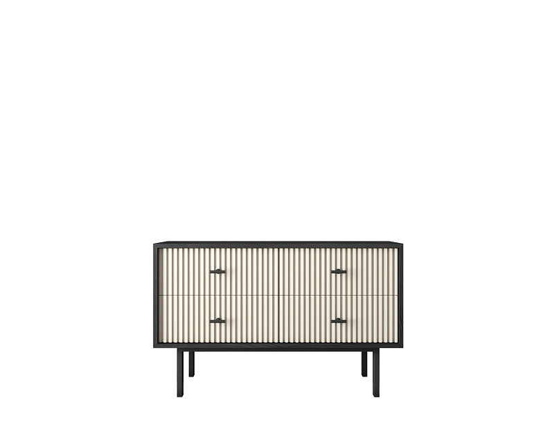 Комод с четырьмя ящиками "Emerson" арт EM05/milky/L