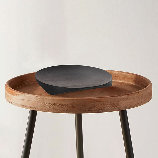 427145 Тарелка декоративная KABACAN, H40, ?250, дерево, черный в Москве 427145 Тарелка декоративная KABACAN, H40, ?250, дерево, черный