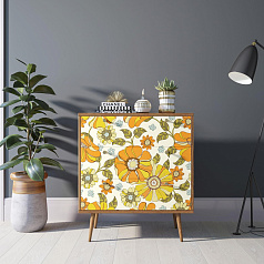 Комод "Berber" три ящика 47 принт арт BB40/Print_47