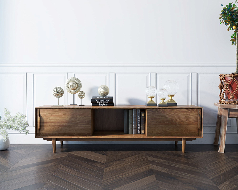 Консоль в Скандинавском стиле под TV "Bruni" арт BR-22 в Москве Консоль в Скандинавском стиле под TV "Bruni" арт BR-22