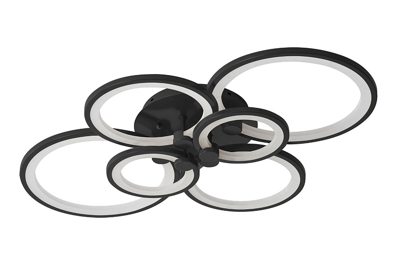 Светильник Oris 6 rings black в Москве Светильник Oris 6 rings black