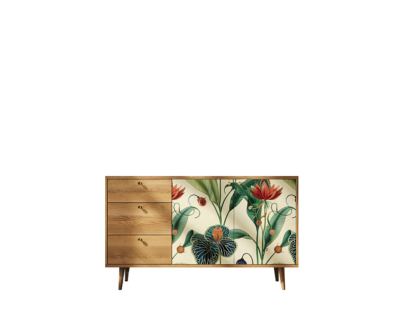 Комод "Berber" с двумя дверками и ящиками арт BB05/Print_55