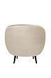 Мягкое кресло Small Benee Beige на черных ножках №3