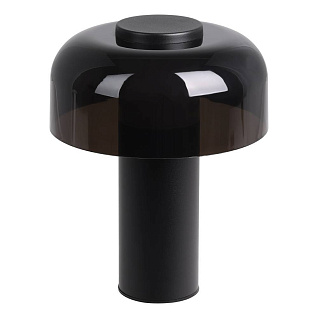 900983 Аккум. настольная лампа димм. сенсорн PONENTE, 2W(LED), 2400K-4000K, IP44, сталь, черн/пластик/черн, прозрачн