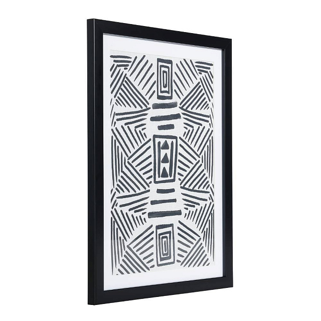 423092 Картина ROBERVAL, L330, B16, H430, пластик, стекло, черный, белый в Москве 423092 Картина ROBERVAL, L330, B16, H430, пластик, стекло, черный, белый