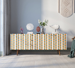 Комод "Berber" удлиненный принт 23 арт BB11/Print_23