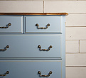 Голубой комод Leontina (4 ящика) арт ST9335B №4