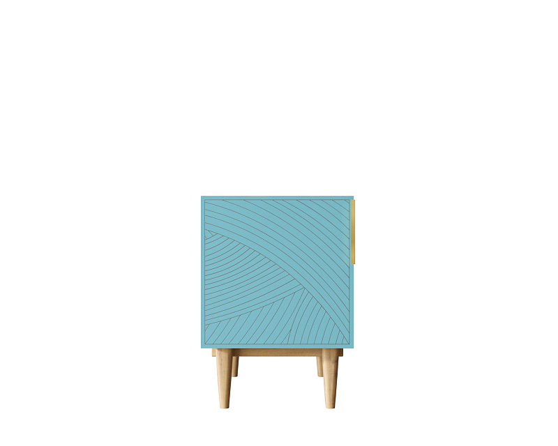 Тумбочка с дверкой "Line" LN08/GR1/blue в Москве Тумбочка с дверкой "Line" LN08/GR1/blue