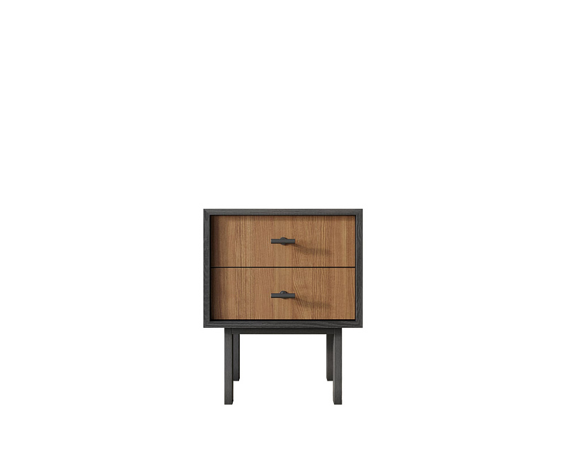 Тумбочка с двумя ящиками "Emerson" арт EM16