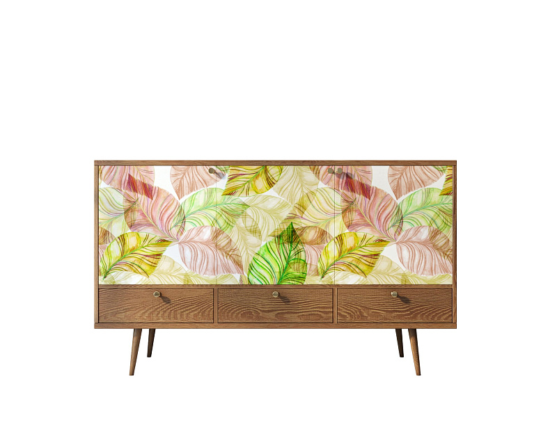 Комод "Berber" три дверки и три ящика 29 принт арт BB24/Print_29