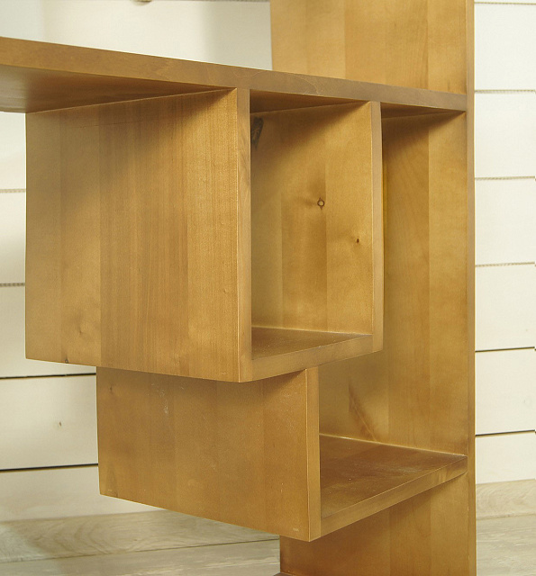 Открытый стеллаж в стиле Лофт «Aquarelle Birch» арт ETG108