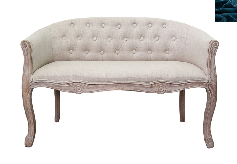 Дизайнерский двухместный диван Kandy Double Mocca цвет синий в Москве Дизайнерский двухместный диван Kandy Double Mocca цвет синий