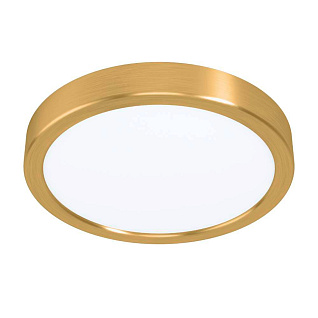 900181 Светильник настенно-потолочн FUEVA5, 17W(LED), сталь, латунь