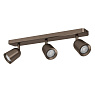 901951 Спот CAMALDOLI, 3X10W(GU10), сталь, темно-бронзовый