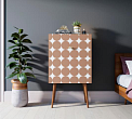 Комод на высоких ножках "Berber" 17 принт арт BB09/Print_17 №0