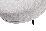 Пуф HUBSCH круглый светло-серый арт 100705 №1
