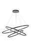 Люстра Orblaze 3 rings 800 black