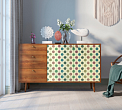 Комод "Berber" с двумя дверками и ящиками 24 принт арт BB05/Print_24 №0