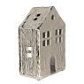 427603 Фигурка декоративная домик BELDERRIG, H190, L125, B75, никель