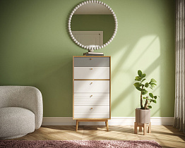 Комод "Pollo" высокий с ящиками арт. POL12