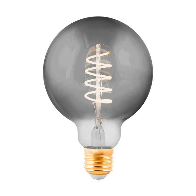 Лампа светодиодная G95 4W(E27), 100lm, 2000K дымчатый