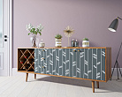 Комод "Berber" удлиненный с бутылочницей 18 принт арт BB15/Print_18 №4