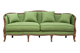Прямой диван Darcy 3 Green в Москве