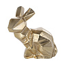427007 Статуэтка Заяц NOLALU, L160, B95, H175, алюминий, цвет латунь