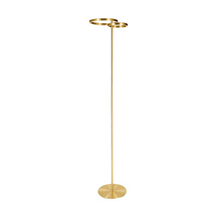 901975 Светодиод торшер с регулировкой цветовой температуры CASTELPOTO 1, 16W 12W(LED LED), 2700-6500K, 1850 1300lm, сталь, латунь состаренный, белый