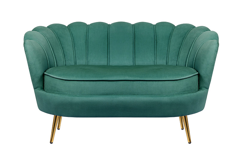 Дизайнерский двухместный диван Pearl Double Green V2 в Москве Дизайнерский двухместный диван Pearl Double Green V2