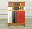 Вертикальный комод Gouache Birch (2 ящика) арт G20016ETG/1