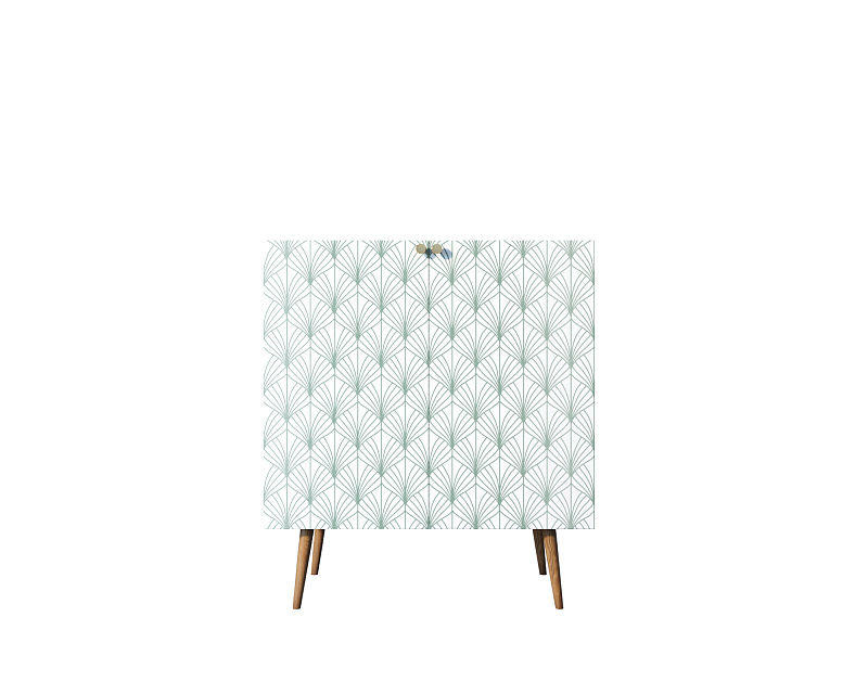 Комод "Berber" две дверки малый 38 принт арт BB38/Print_38