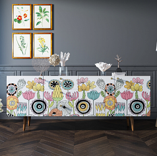 Комод "Berber" удлиненный арт BB11/Print_03